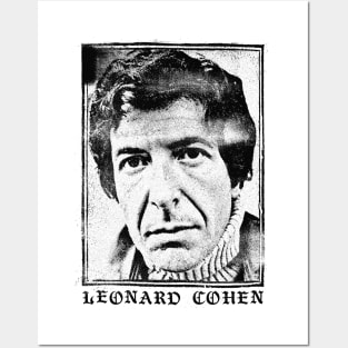 Leonard Cohen // Retro Faded Style Design Posters and Art